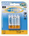 Fujicell NiMH Rechargeable AAA1100mAh bl4 FHR-4H-AAA