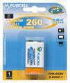 Fujicell NiMH Rechargeable 9V280mAh bl1 FHR-3UEX-9V