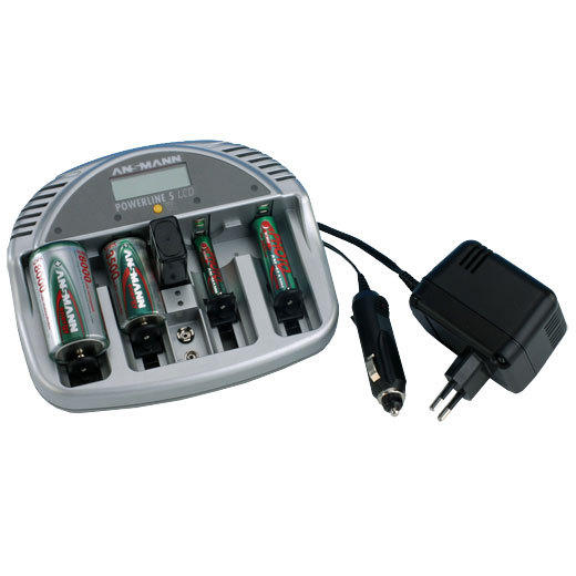 Зарядное устройство ANSMANN POWERline 5 LCD 5707083 BL1 C5/A-DGV-CFO (фото, вид 2)