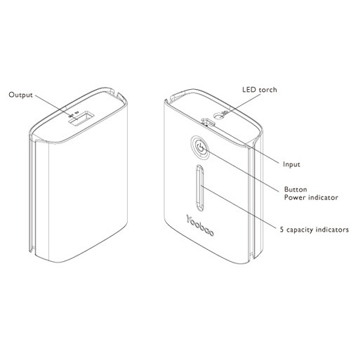    Power Bank 5200 mAh YB-626  (,  3)