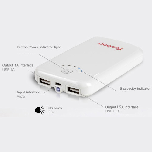    Power Bank 7000 mAh YB-687 (,  2)