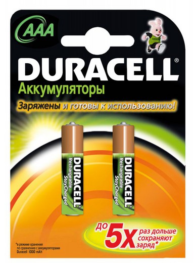    DURACELL HR03 AAA 800mAh Stay Charged BL2