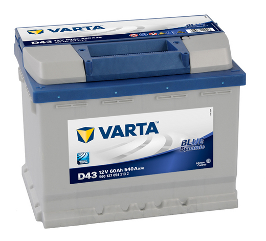    Varta Blue Dynamic 60  540 A  . D43 560127 242*175*190