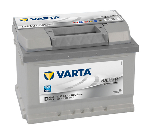   Varta Silver Dynamic 61  600 A  . D21 561400 242*175*175
