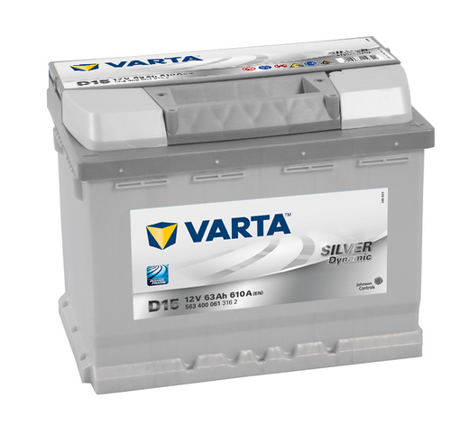    Varta Silver Dynamic 63  610 A  . D15 563400 242*175*190