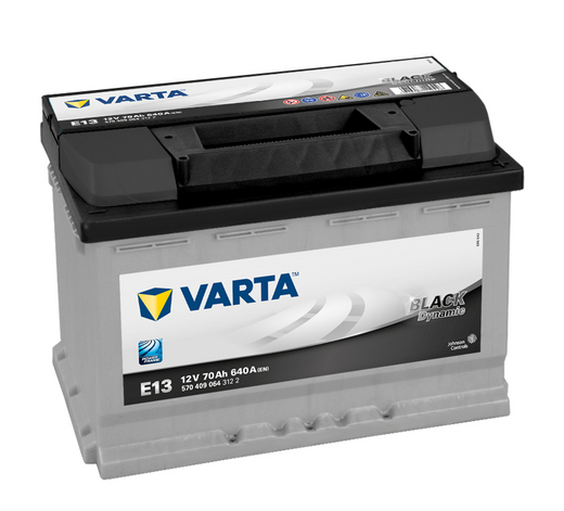    Varta Black Dynamic 70  640 A  . 570409 278*175*190