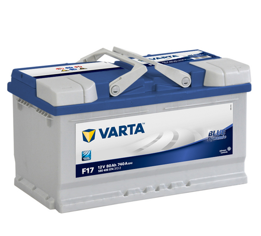    Varta Blue Dynamic 80  710 A  . F17 580406 315*175*175