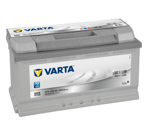    Varta Silver Dynamic 100  830 A  . H3 600402 353*175*190