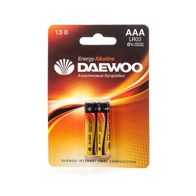     DAEWOO ENERGY Alkaline LR03EA-2B LR03 BL2