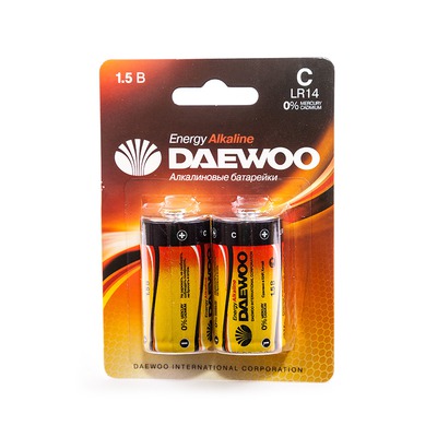     DAEWOO ENERGY Alkaline LR14EA-2B LR14 BL2