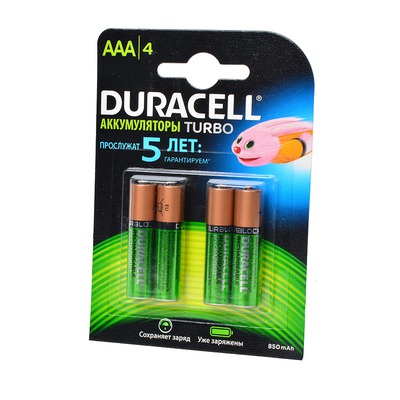   DURACELL HR03 AAA 850mAh BL4