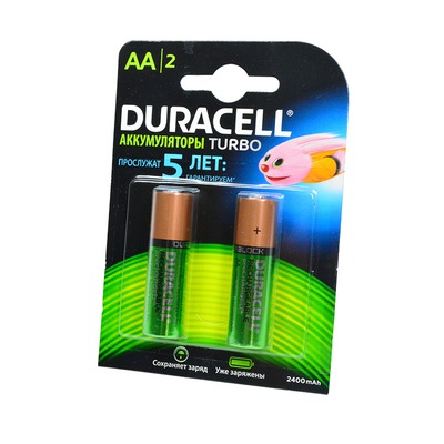   DURACELL HR6  2400mAh   BL2