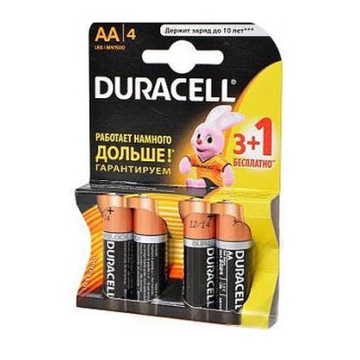     DURACELL LR6 3+1 BL4