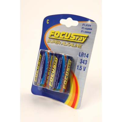     FOCUSray Super Alkaline LR14 BL2