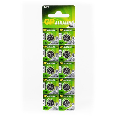 Батарейка алкалиновая часовая GP Alkaline cell 189-C10 AG10 BL10