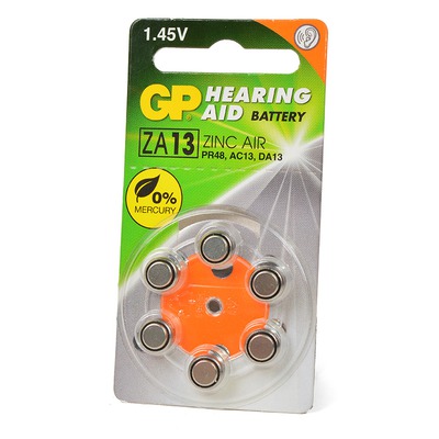  - GP Hearing Aid ZA13F-D6 ZA13 BL6
