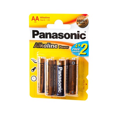     Panasonic Alkaline Power LR6APB/6BP 4+2F LR6 4+2  BL6