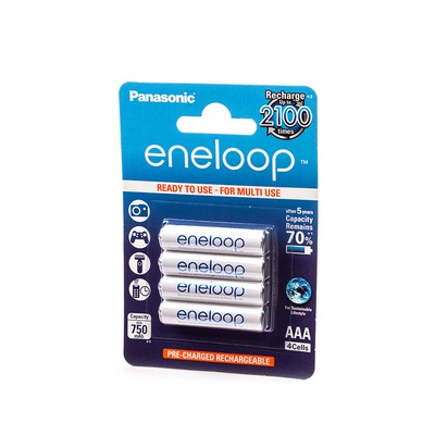   Panasonic eneloop BK-4MCCE/4BE 750mAh AAA BL4