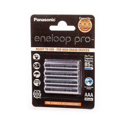  Panasonic eneloop pro BK-4HCCE/4BE 900mAh AAA BL4