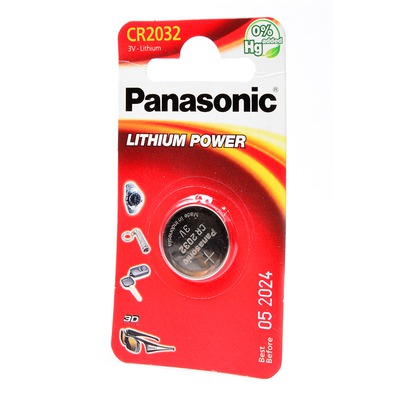    Panasonic Lithium Power CR-2032EL/1B CR2032 BL1