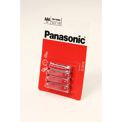     Panasonic Zinc Carbon R03RZ/4BP R03 BL4