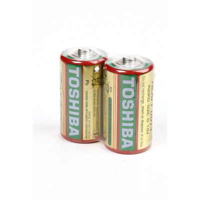 Батарейка бытовая стандартных типоразмеров TOSHIBA Heavy Duty R20 SR2, в упак 24 шт