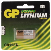 Батарейка дисковая литиевая GP CR123A-BC1 (фото)