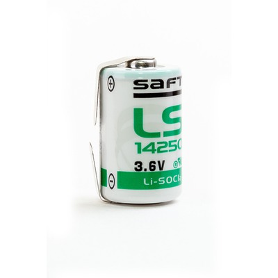 Батарейка литиевый спецэлемент SAFT LS 14250 CNR 1/2AA с лепестковыми выводами