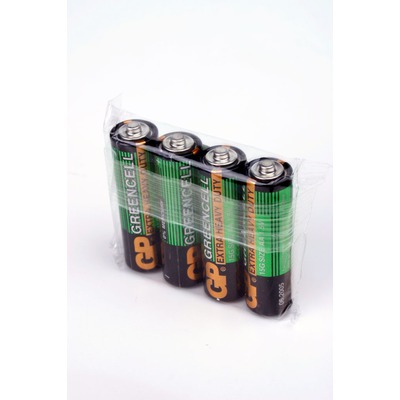 Батарейка бытовая стандартных типоразмеров GP Greencell 15G/R6 SR4, в упак 40 шт