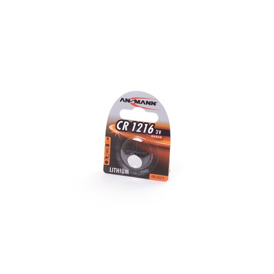 Батарейка дисковая литиевая ANSMANN 1516-0007 CR1216 BL1