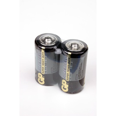 Батарейка бытовая стандартных типоразмеров GP Supercell 14S/R14 SR2, в упак 24 шт