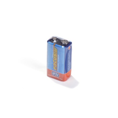 Батарейка бытовая стандартных типоразмеров FOCUSray Dynamic Power 621275 6F22 SR1, в упак 12 шт