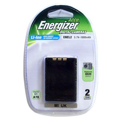      Energizer ENEL2 (NIKON EN-EL2) ./ BL1 N/Li1000/3.7V
