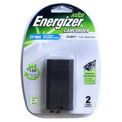      Energizer DVBP1 (Panasonic VW-VBD1E) / BL1 P/Li2000/7.2V