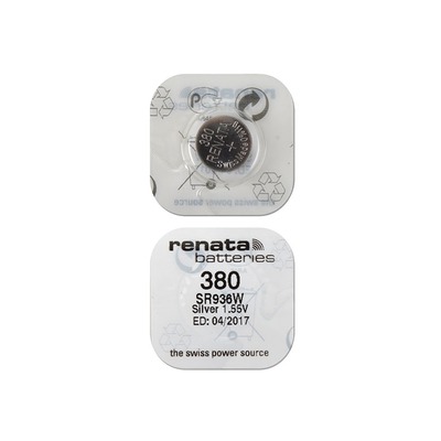 Батарейка серебряно-цинковая часовая RENATA SR936W 380, в упак 10 шт