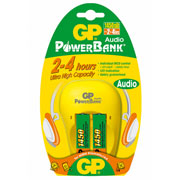 Зарядное устройство GP PowerBank Audio c 2-мя аккумуляторами Stick 1450 mAh (аналог Sony NH-14WM, iRiver 14M) GP PB12GS145-C2 Зарядное устройство GP PowerBank Audio c 2-мя аккумуляторами Stick 1450 mAh (аналог Sony NH-14WM, iRiver 14M) GP PB12GS145-C2 (фото)