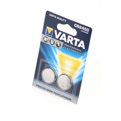 Батарейка дисковая литиевая VARTA CR2450 6450 BL2