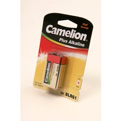 Батарейка бытовая стандартных типоразмеров Camelion Plus Alkaline 6LF22-BP1 6LF22 BL1