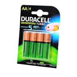   DURACELL HR6 AA 2400mAh BL4