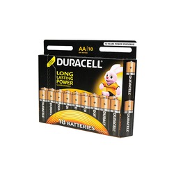 Батарейка бытовая стандартных типоразмеров DURACELL LR6 BL18