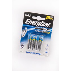     Energizer Maximum+Power Boost LR03 BL4