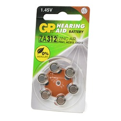  - GP Hearing Aid ZA312F-D6 ZA312 BL6