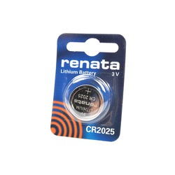 Батарейка дисковая литиевая RENATA CR2025 BL1