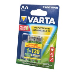   VARTA LONGLIFE ACCU 56706 Ready 2 Use AA 2100mAh BL2