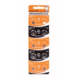    MINAMOTO Button Cell AG1 BL10