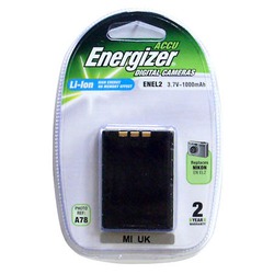 Аккумулятор для фото и видеокамер Energizer ENEL2 (NIKON EN-EL2) цифр.ф/ап BL1 N/Li1000/3.7V